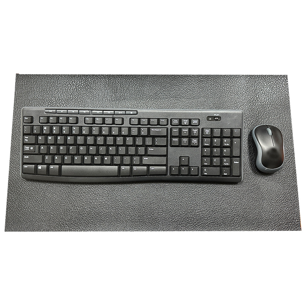 Picture of Factory in stock super soft litchi grain leather pvc material leather pad mouse pad sand pot pad pvc material leather sheet