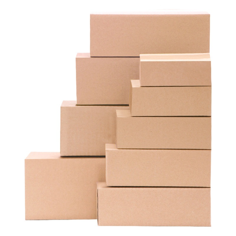 In stock semi-high carton 4-13 postal packaging small carton extra hard semi-high box flat hardened strip box wholesale