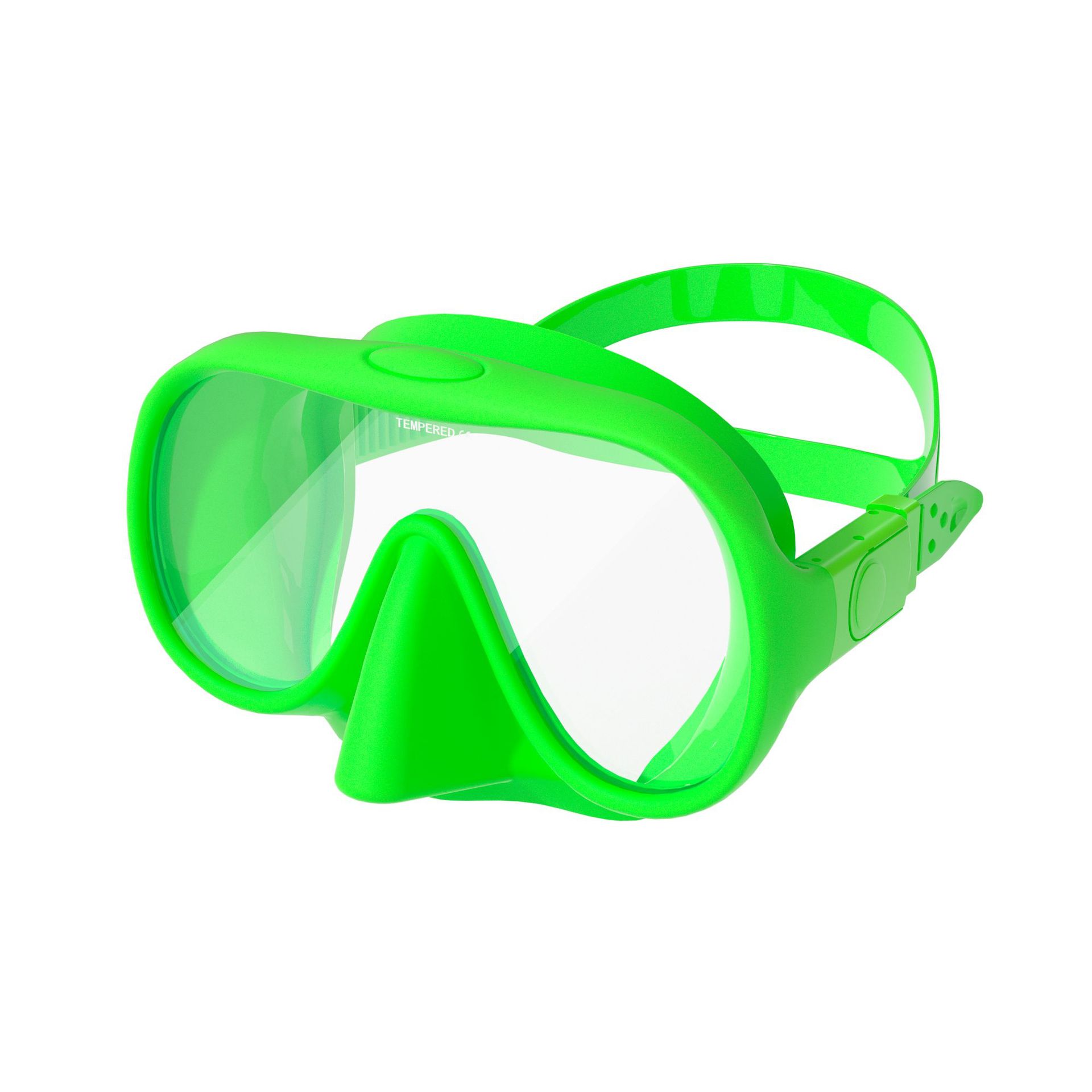 Picture of Manufacturers in stock large frame anti-fog diving mask scratch-resistant single lens liquid silicone edge diving goggles can cross border