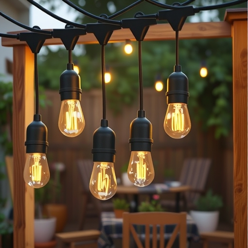 Cross-border Hot Selling European Regulations, American Regulations and Australian Regulations Marquee String S14 LED Bulb E27 E26 Outdoor Courtyard Decoration