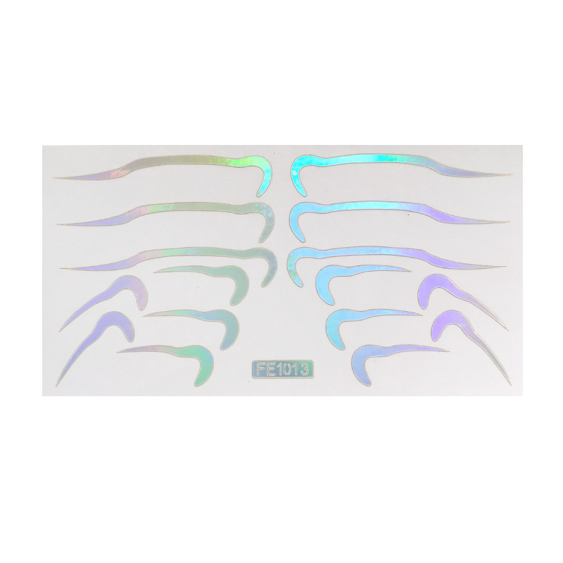 Picture of Spot Eyeliner Stickers for Lazy European and American Eye Makeup Stickers Laser Cut Out Template Makeup Painted Tattoo Stickers