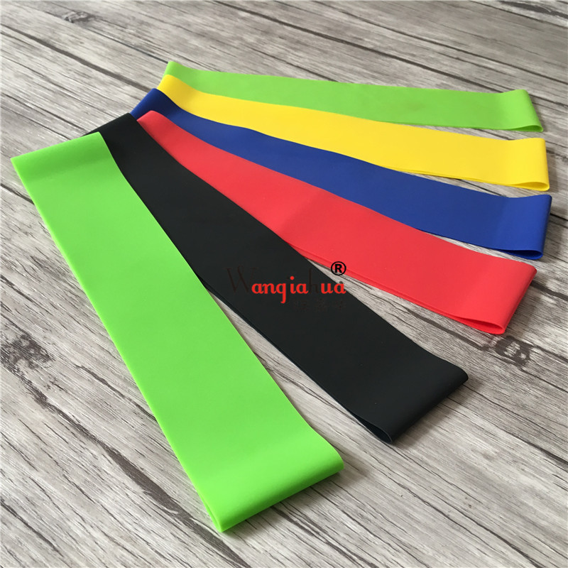 Picture of Yoga stretch band leg elastic ring resistance ring flat rubber band strength training latex resistance band cross-border supply