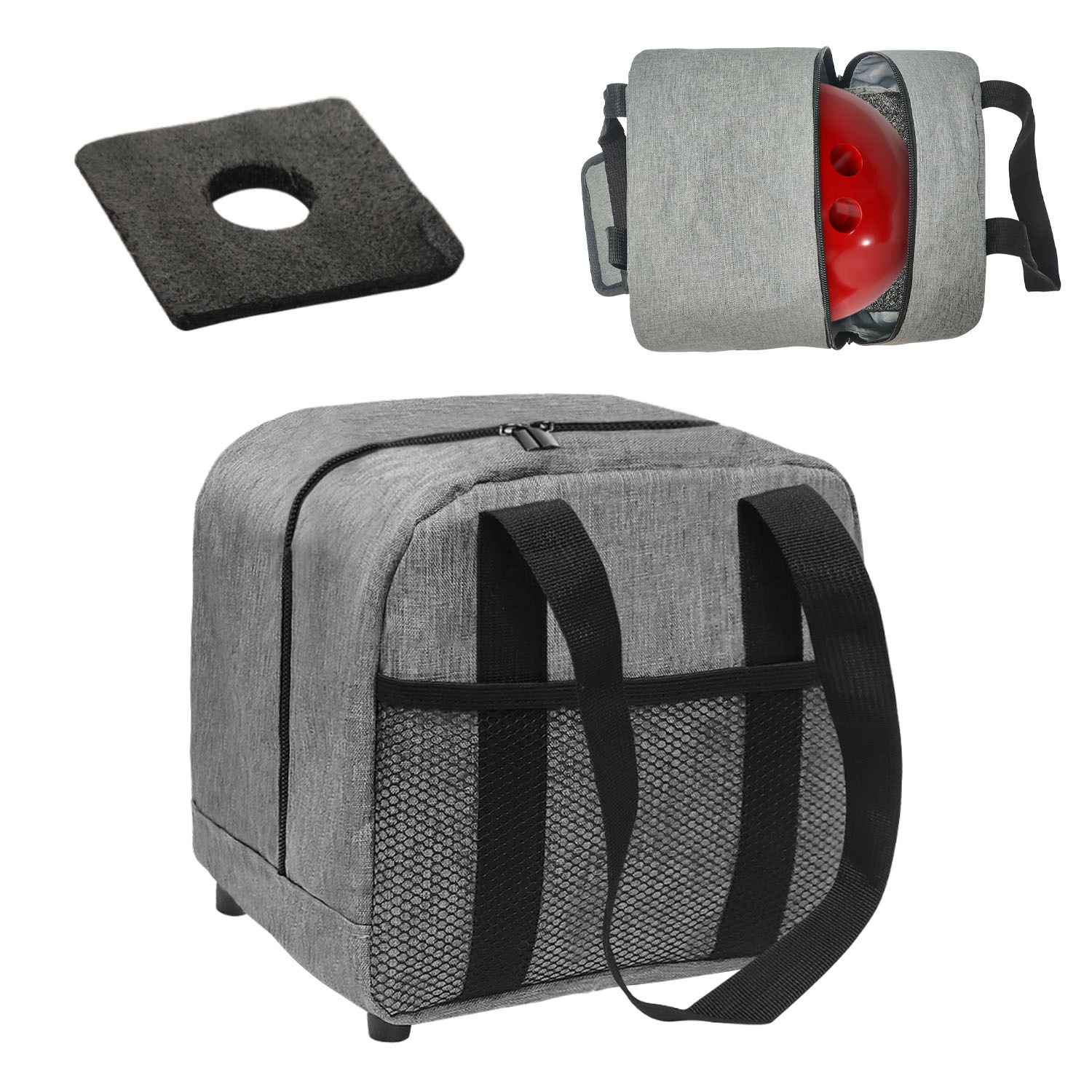In stock with soft cushion Ball seat Single Bowling portable handbag Single Bowling Ball Bag