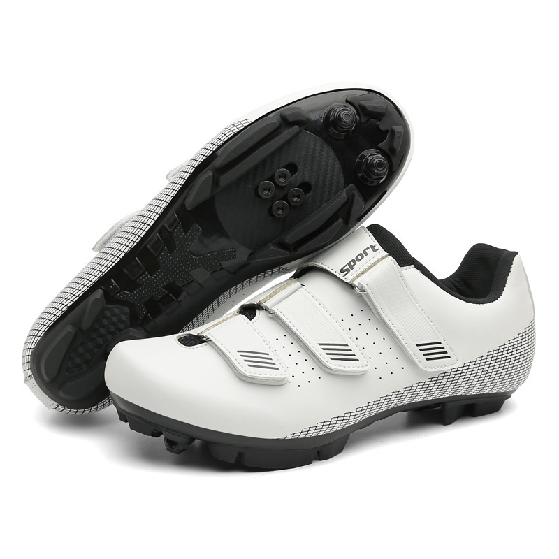 Factory wholesale men's outdoor cycling shoes breathable road/mountain nylon outsole bicycle lock shoes in stock