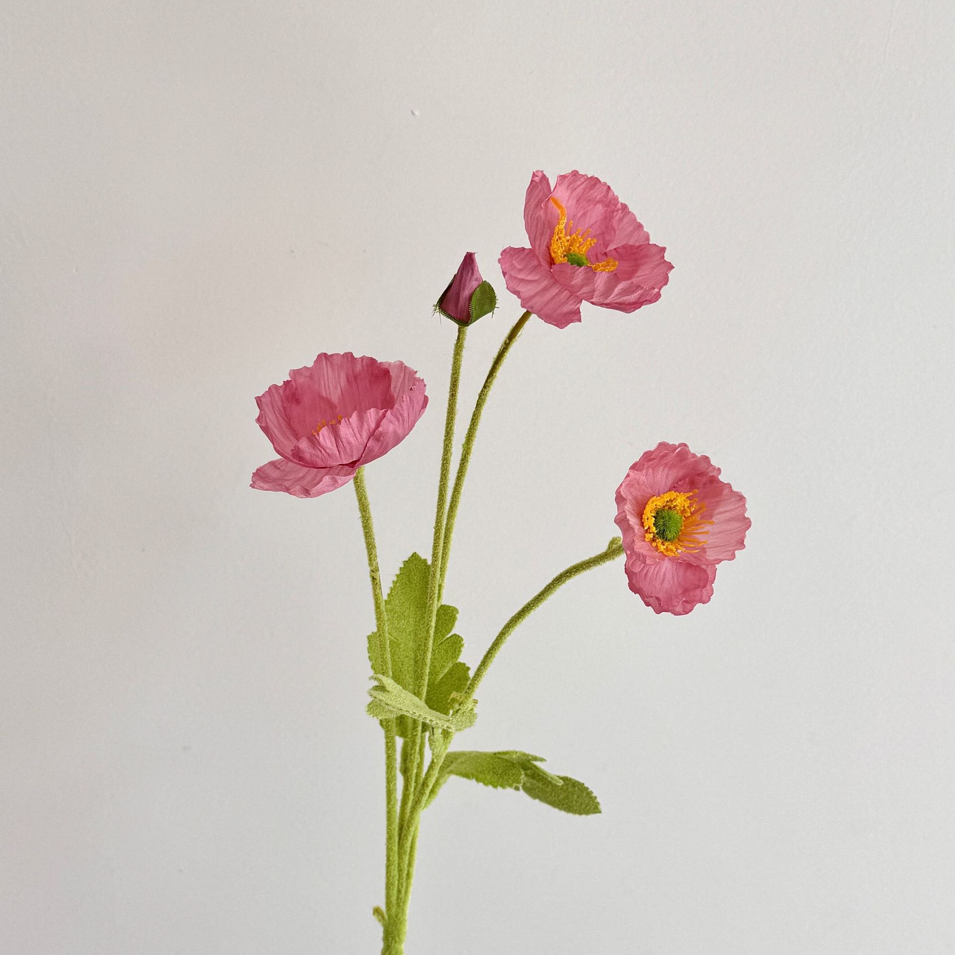 Picture of Poppy Artificial Flowers, High-End Realistic Wedding Scene Layout, Home Decoration Ornaments, Artificial Flowers, Silk Flowers, Artificial Flowers