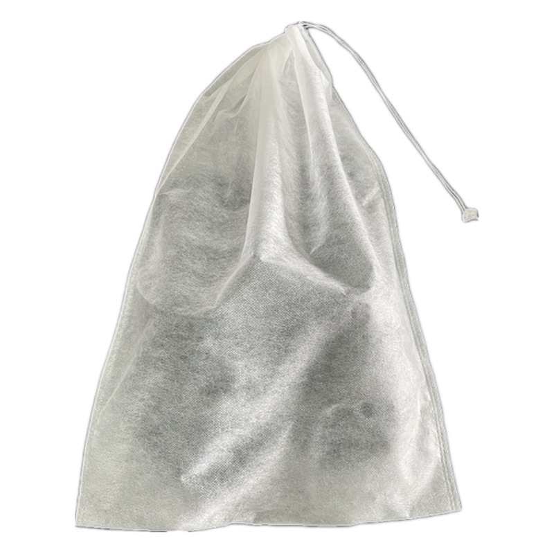 in stock Non-woven Bundle Pocket Drawstring Bag Printable Clothing Trendy Brand Shoe Bag Dustproof Storage Bag Printed Logo
