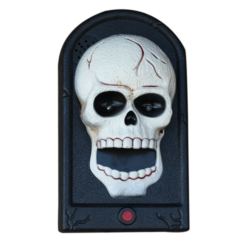 Picture of New Halloween Horror Shape Ghost Eye Doorbell Luminous Haunted House Secret Room Tricky Scary Toy Pendant Wholesale