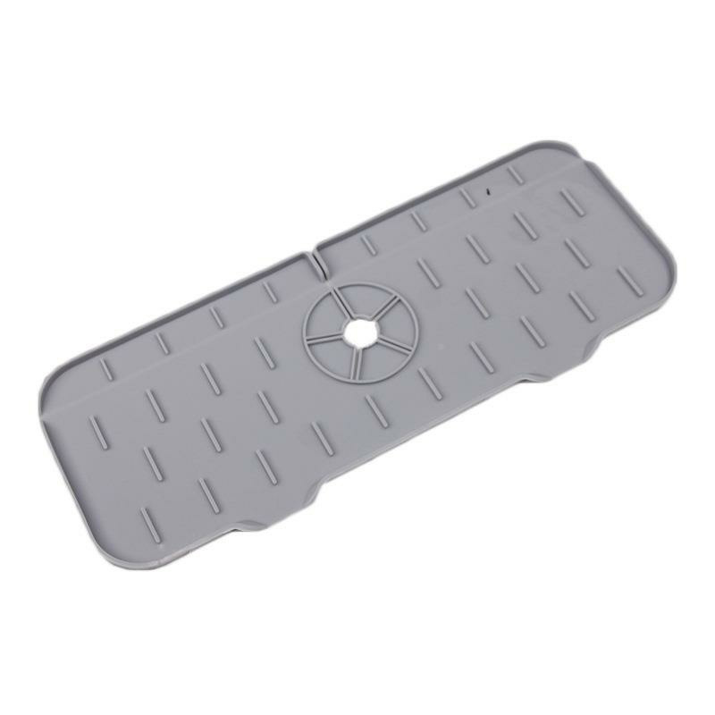 Picture of Cross-border foreign trade new silicone kitchen faucet splash-proof handle drip collection tray draining pad sponge drying pad