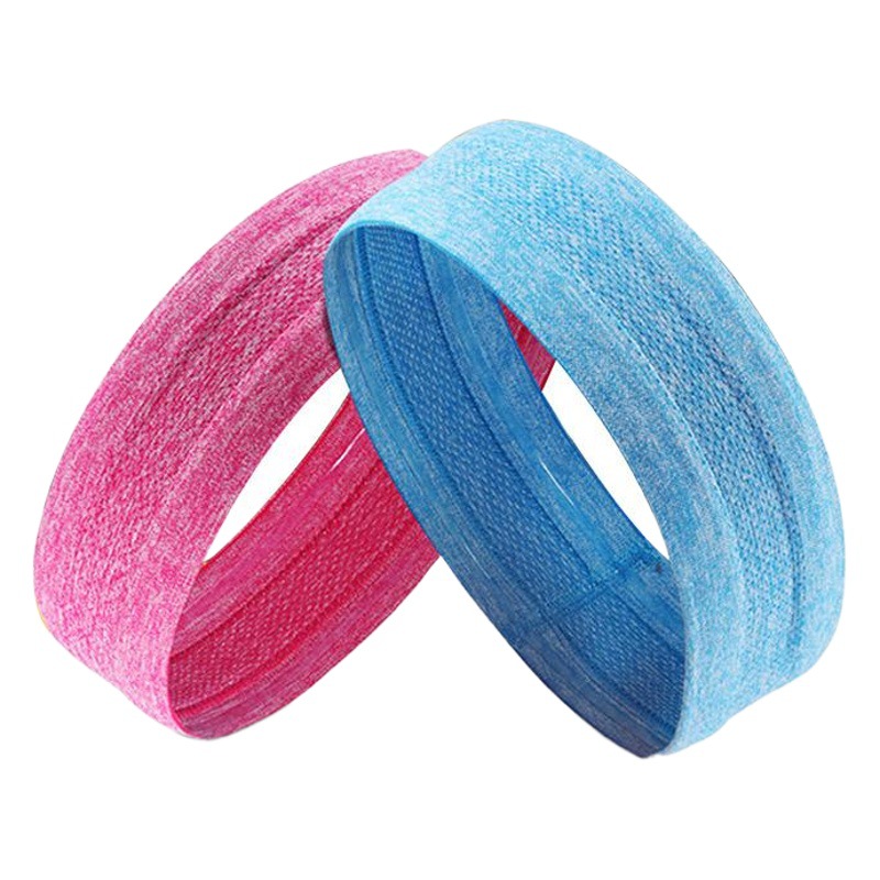 Running Sports Headband Sweat Absorbing Band Non-slip Anti-sweat Headband Yoga Hair Band Tennis Sports Headband Cross-border in stock