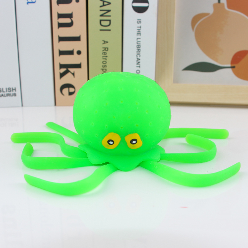 Picture of Octopus pinch music marine animals children bath toys TPR play water decompression toys octopus Octopus wholesale