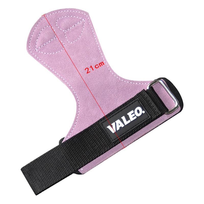 Power-Assisted Deadlift Men's and Women's Sports Wristband Grip Belt Valeo Pull-Up Cowhide Fitness Palm Guard Wholesale