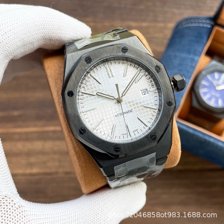 Picture of Cross-Border A-P Royal Oak Men's Fully Automatic Mechanical Watch 15400-15500 Series with Luminous Waterproof Watch