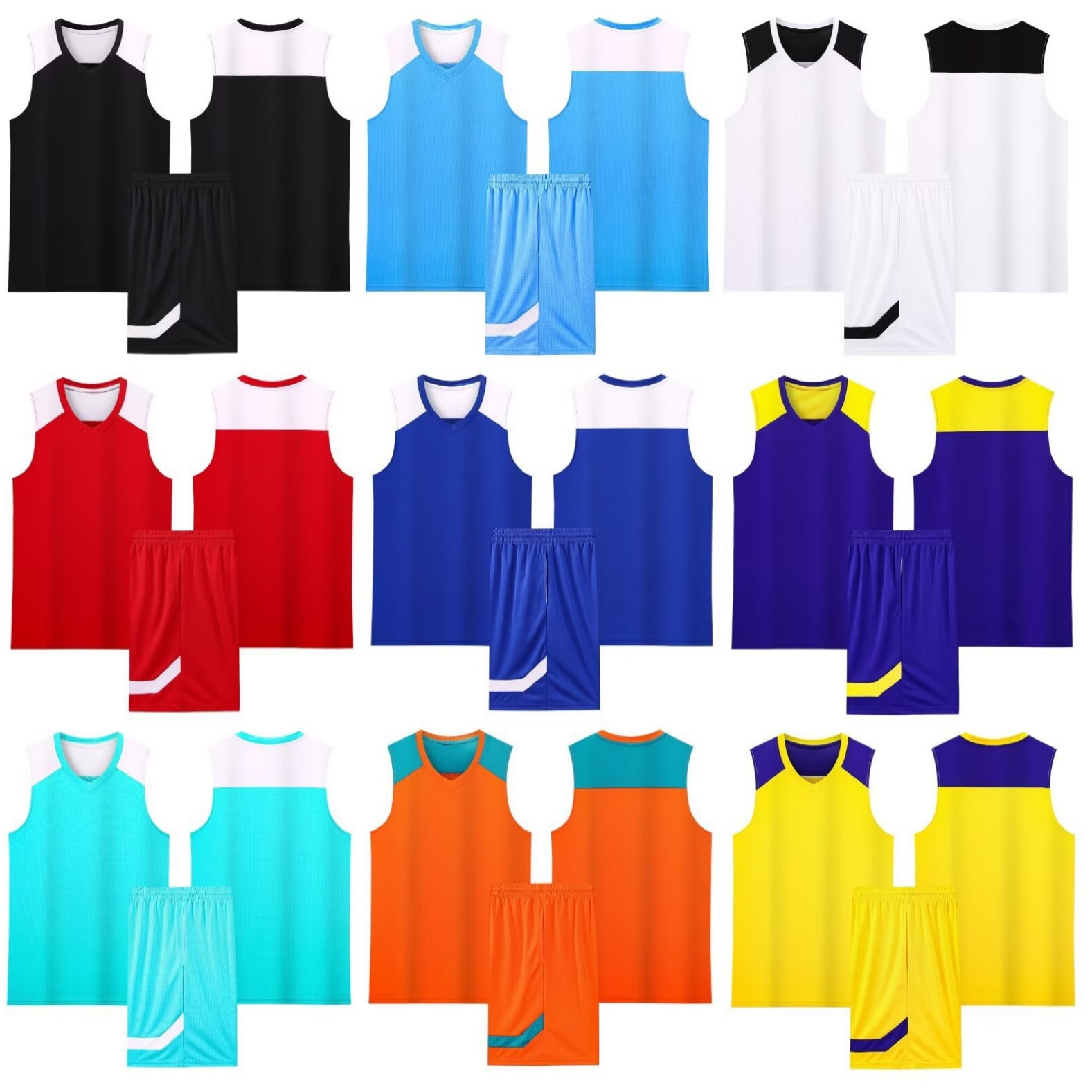 Picture of New Basketball Suit Children Adult Basketball Training Vest Student Game Basketball Sports Team Suit