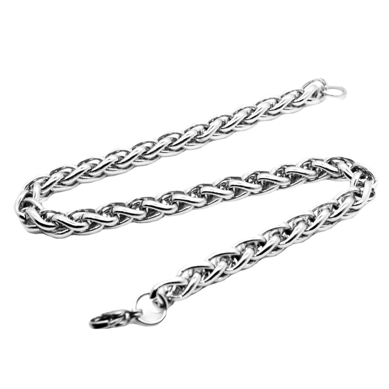 Titanium Steel Bracelet for Boys Stainless Steel Keel Chain Jewelry Accessories Hand Jewelry Accessories Chain Women's Clothing Accessories Bracelet