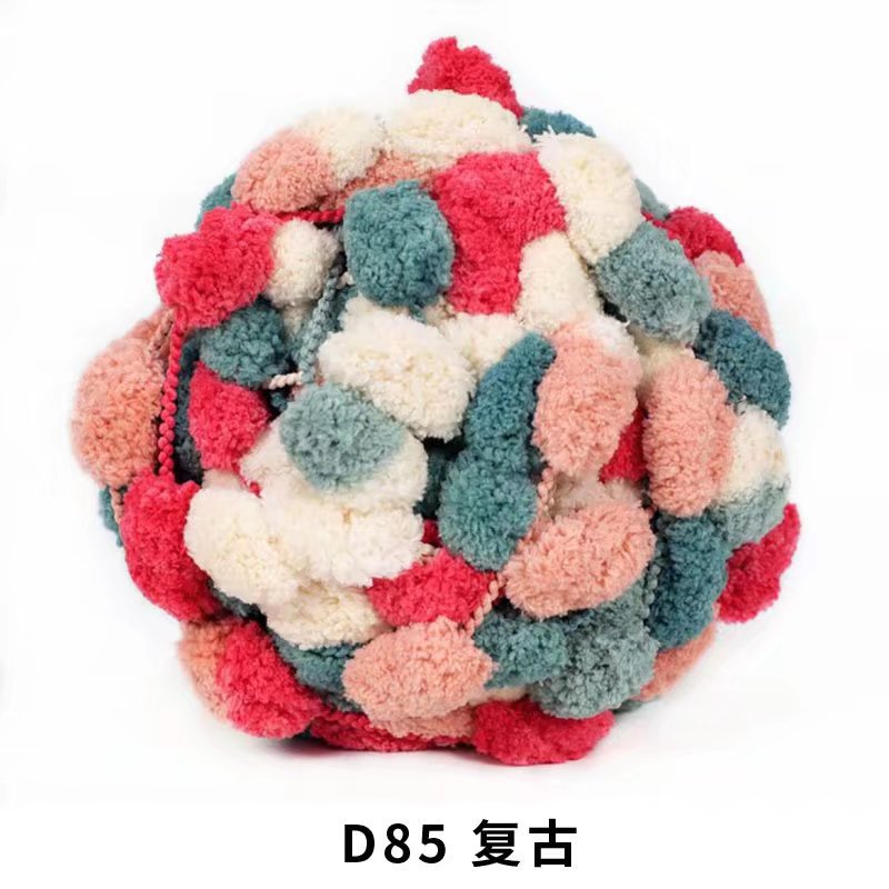 Picture of Ball ball ball ball pearl line Sangzi line 130g handmade DIY sofa cushion floor mat thick ball ball line wholesale