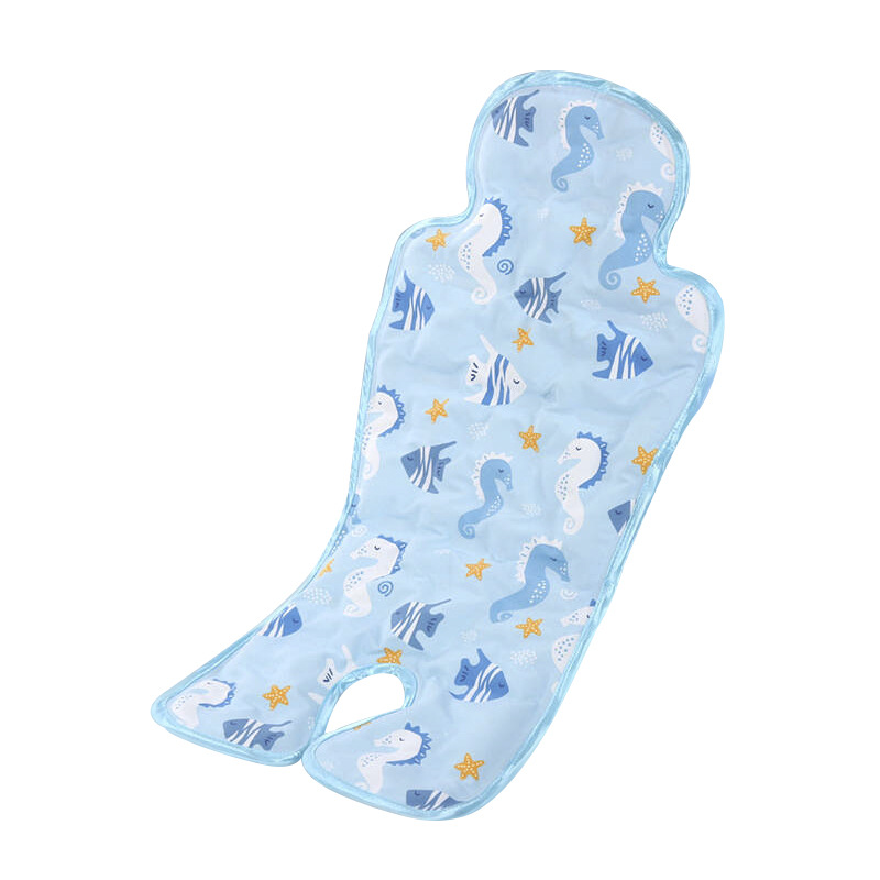 Picture of Baby Car Safety Seat Ice Beads Breathable Cushion Walking Baby Artifact Summer Universal Baby Stroller Mat Ice Mat