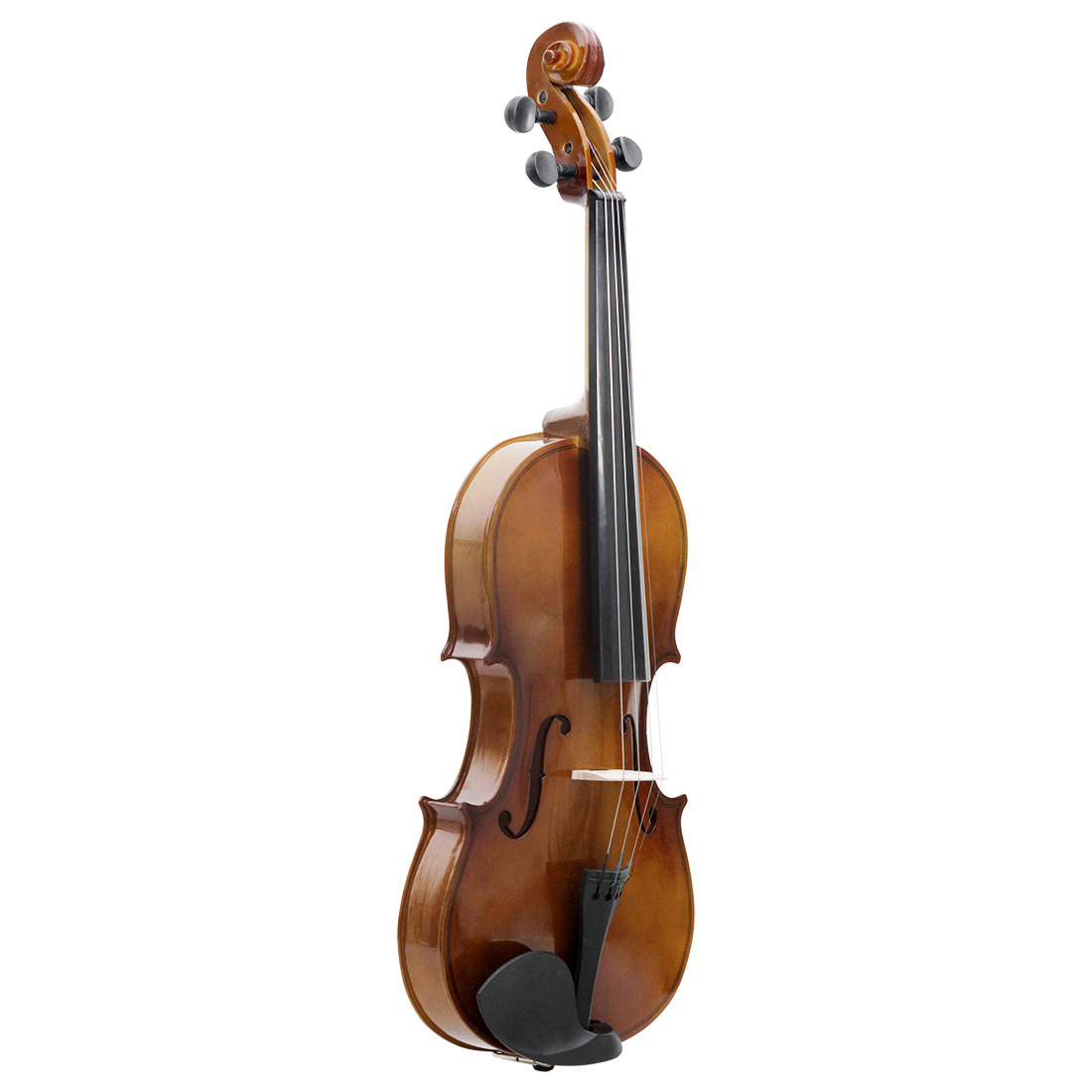Picture of Wholesale Natural Color Violin Basswood Popularization Violin Beginner Practice AV-102 Violin Send Triangle Box