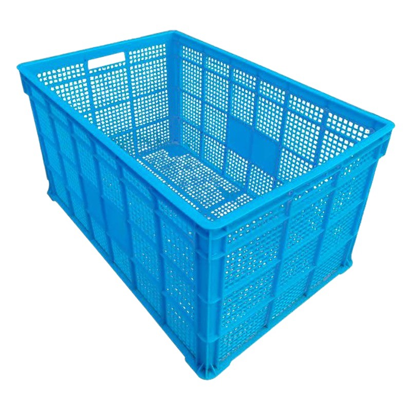 Plastic Turnover Basket Turnover Box Rectangular 680 Basket Large Mesh Turnover Box Thickened Goods Basket Material Basket