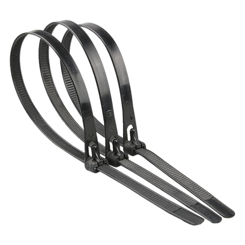 Fanke Buckle Nylon Cable Tie Reusable Plastic Strap Reusable Cable Tie Reusable Cable Tie with Loosable Cable Tie