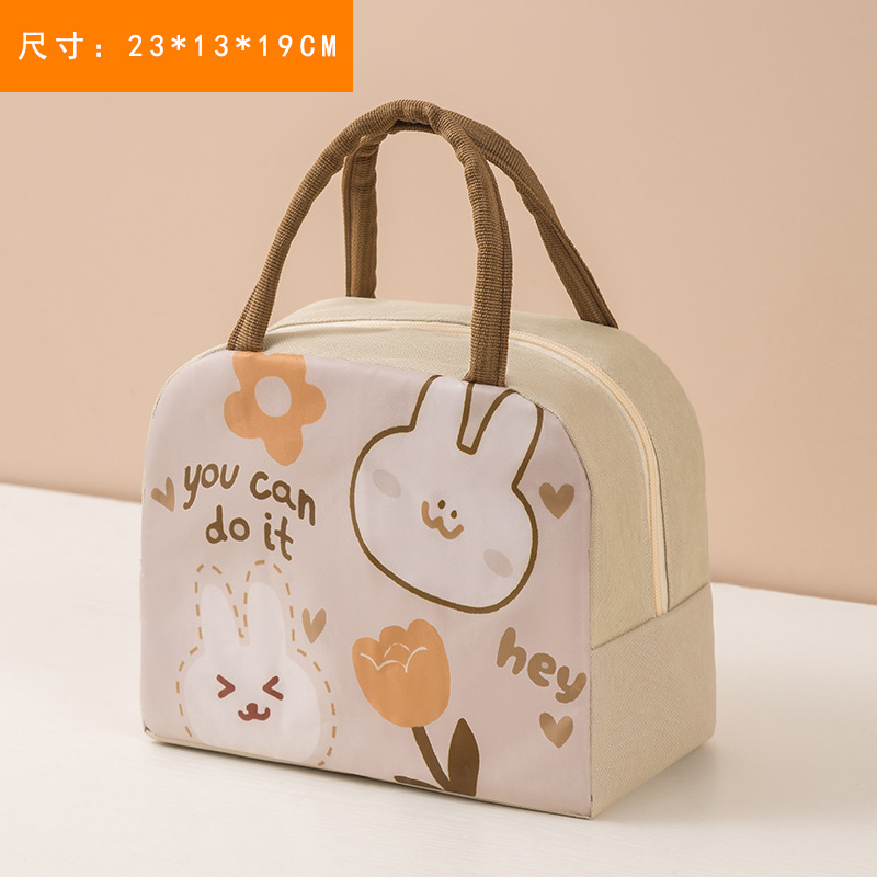 Picture of New fresh lunch box bag thickened aluminum foil insulation cold cartoon lunch bag student portable insulation lunch bag