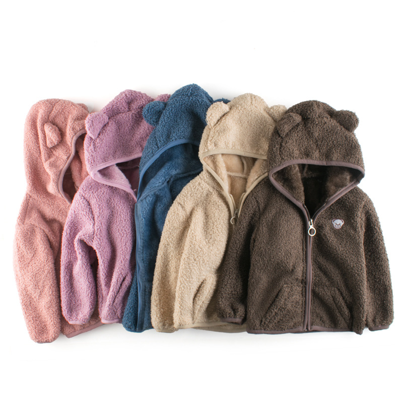27Kids Brand Kidsren's Clothing Spring 2024 Korean Style Kidsren's Outwear Fleece Sweater Baby Clothes Manufacturer Wholesale