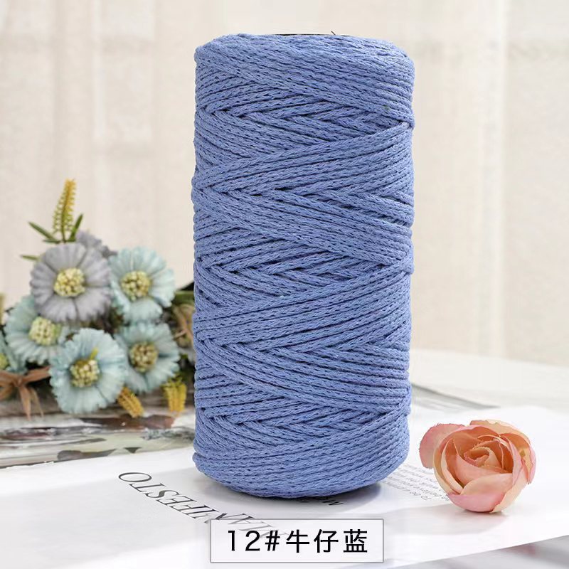 Picture of Explosions 2mm round strand hollow yarn European-style hook bag hollow Diy thread color multi-hand crochet collocation