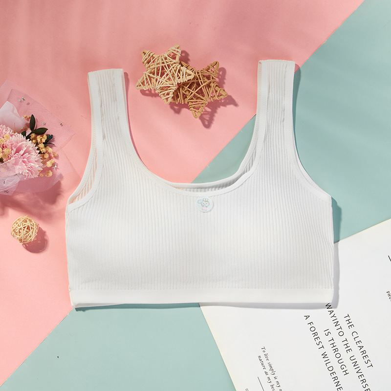 Picture of Girl's underwear development period student girl's high school student underwear pure cotton vest girl's junior high school student underwear