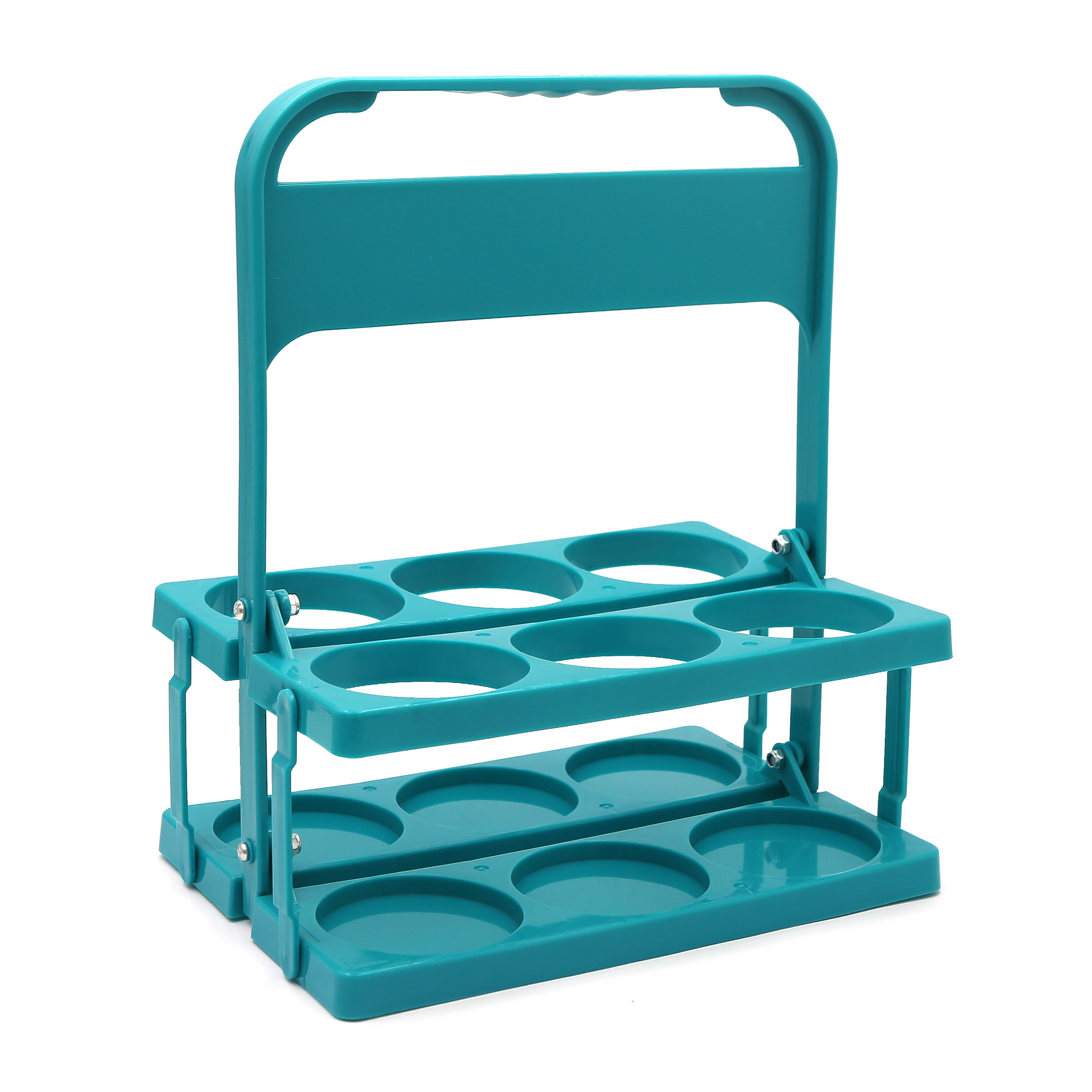 Picture of Foldable Plastic Beer Basket Beverage Beer Holder Sport Kettle Portable Holder Beer Rack