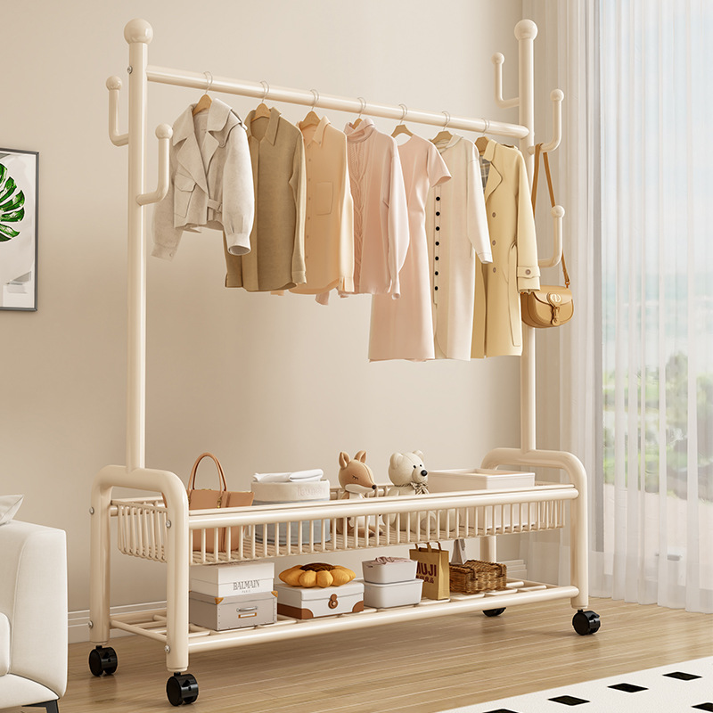 Coat Rack Floor Vertical Indoor Household Hanger Cactus Hanger Drying Rack Dormitory Coat Rack Storage Rack