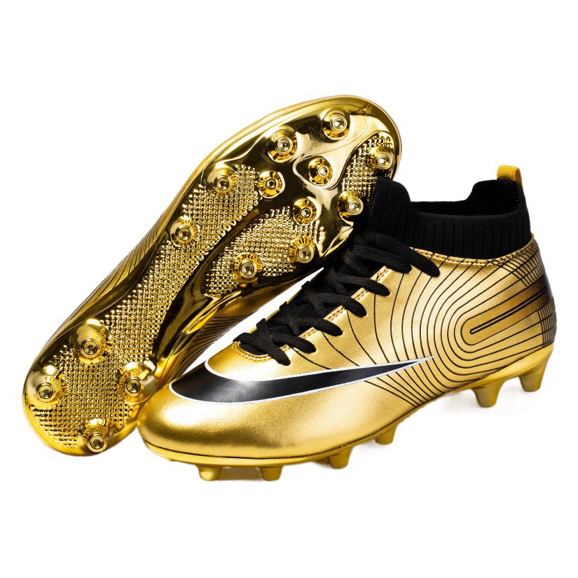 2022 cross-border plus size New FGTF men's Breathable High-top long and short nail football shoes grass training shoes football shoes