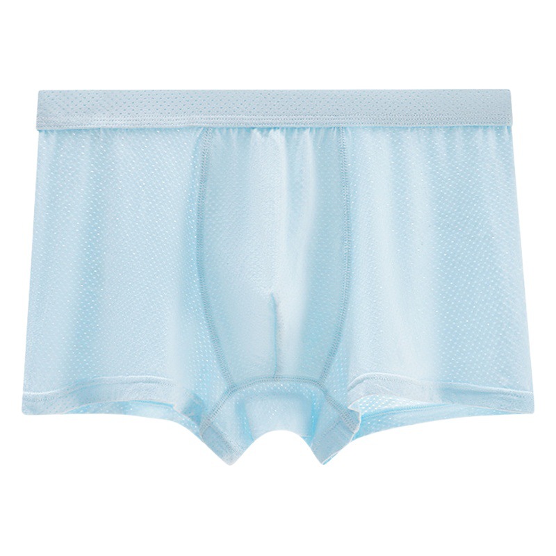 Picture of Youth underwear boys' breathable mesh middle school students' underwear boxer summer middle school students' modal