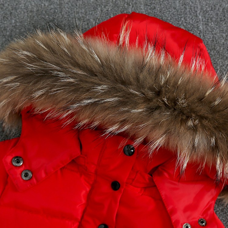 Picture of Children's Foreign Trade Thickened Cotton-padded Clothes Children's Winter Wear Down Cotton Wool Collar Cotton-padded Coat Cross-border Warm Baby's Coat Children's Wear