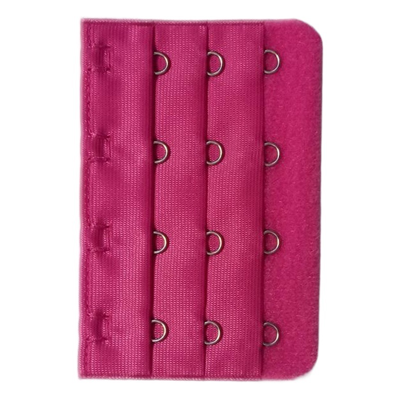 Three Rows and Four-Button Bra Extension Buckle Three Rows and 4-Button Intimates Extension Back Buckle Unpackaged Electroplated Bra Hook