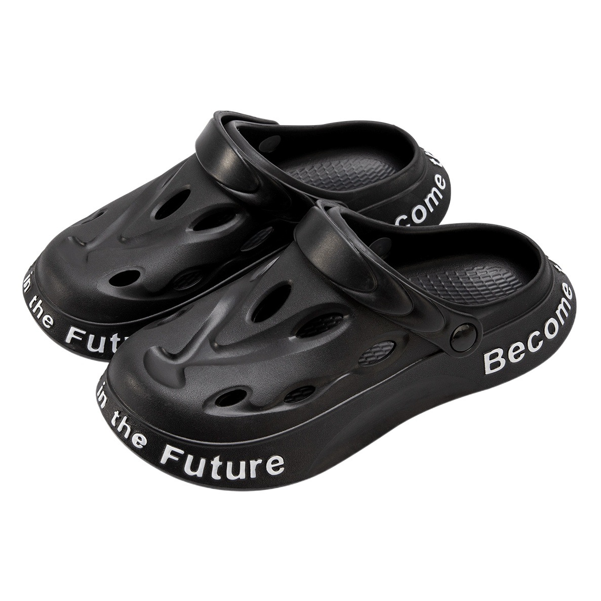 Men's Summer Outer Wear New Thick-soled Non-slip Couple eva Beach Sandals and Slippers for Women