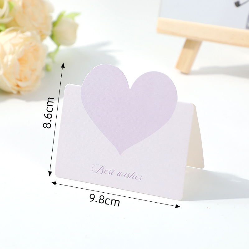 Picture of Love three-dimensional greeting card postcard small card paper handwriting wish card folding High sense blank blessing message card