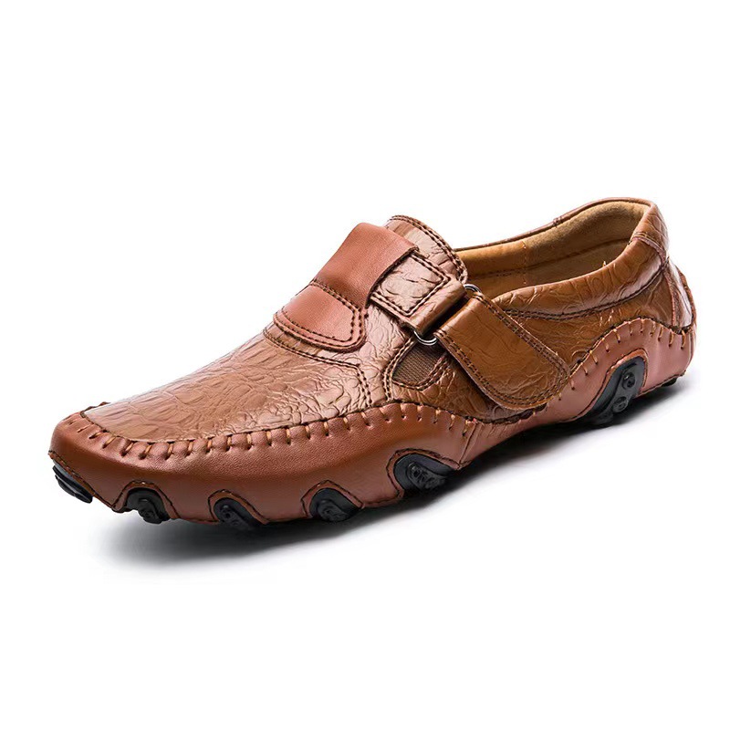 Spring and Summer Cross-border plus size Men's Shoes Men's Casual Shoes Men's Octopus Cowhide Leather Shoes Bean Shoes Men's Shoes Amazon