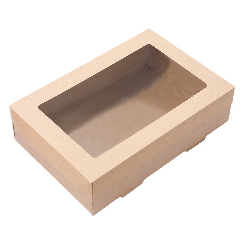 Internet Celebrity Disposable Window-opening picnic box camping spring outing packing box afternoon tea dessert cake box light food lunch box