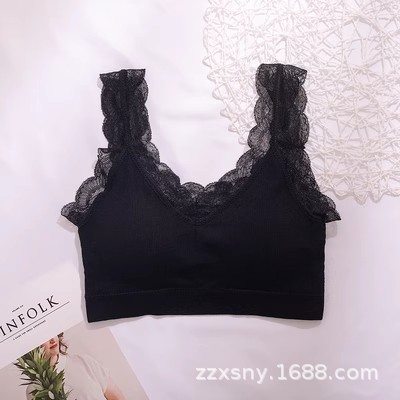 Picture of Fengzhixin Underwear Thickened Bra Small Chest Push-up Bra No Steel Rings Sports Thin Girl Vest Beautiful Back 1613