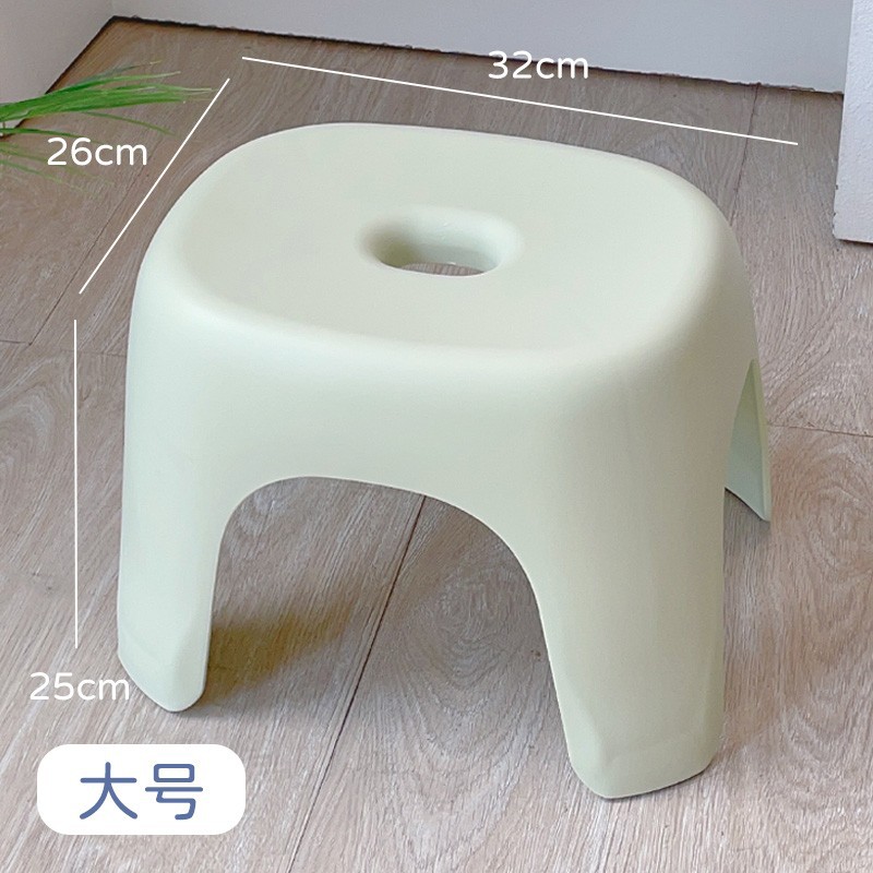 Picture of Household Plastic Small Stool Simple Style Thickened Coffee Table Small Stool Shoe Changing Stool Sofa Stool Bathroom Low Stool Chair