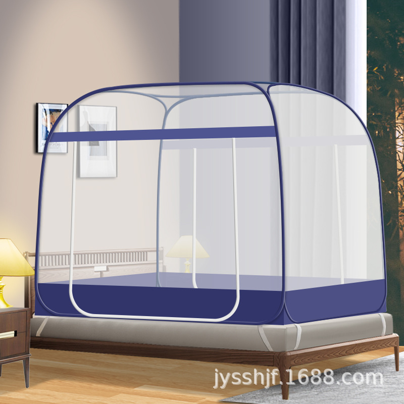Picture of Mosquito net installation-free yurt household foldable 1.5 meters 1.8 meters bed zipper one-piece bottomless wholesale