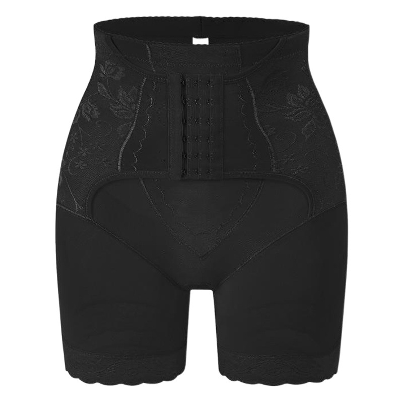 New Postpartum High Waist Abdominal Pants Lace Body Shaping Pants Hip Hip Lifting Waist Six-breasted Thin Boxers