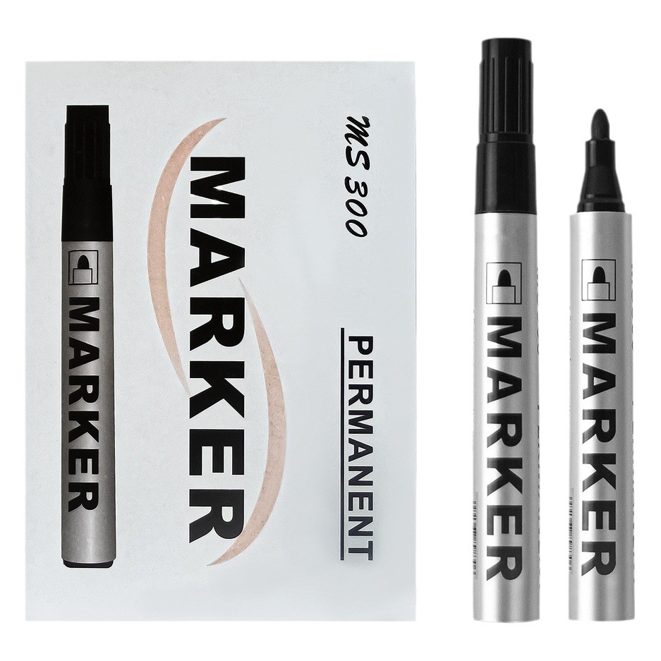 Waterproof quick-drying marker pen large capacity oil-proof non-fading oily signature pen thick head construction site ceramic tile big head pen