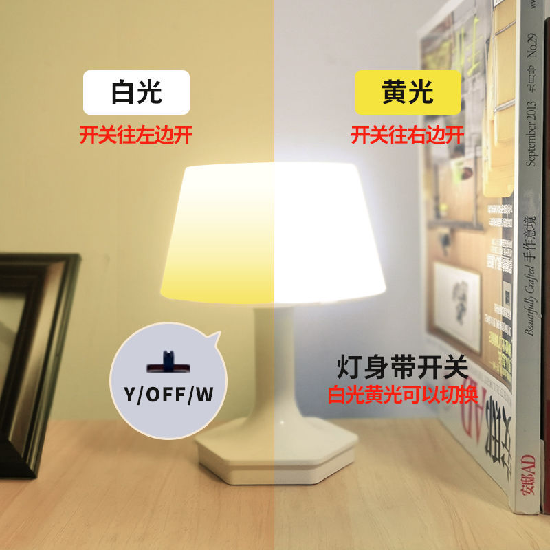 Picture of Small Table Lamp Bedroom ins Bedside Girl Nightlight Baby Sleep Feeding Moon Eye Protection Creative Nursing Remote Control
