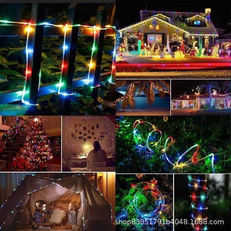 Picture of New Solar Light with Outdoor Waterproof Courtyard Super Bright Atmosphere Light Outdoor Led Copper Tube Line Lights