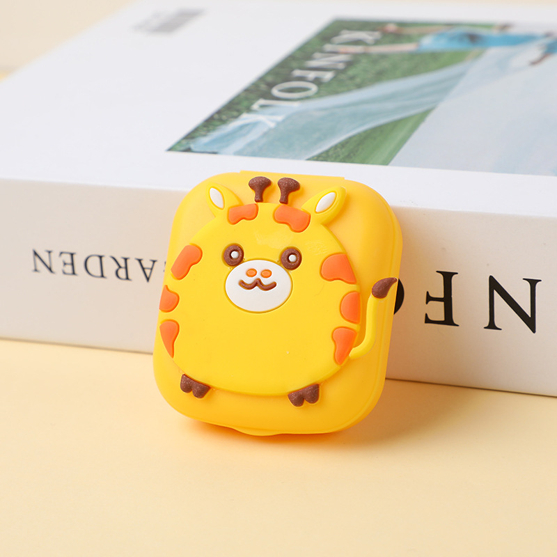 Picture of Creative cute girl Heart star moon box glasses case cartoon contact lens myopia couple box beauty contact double box