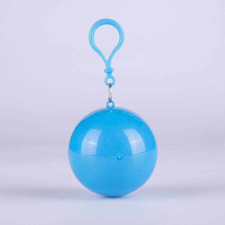 Picture of Portable Disposable Raincoat Ball Compressed Spherical Raincoat Outdoor Adult Travel Rafting Hangable Poncho Large Batch