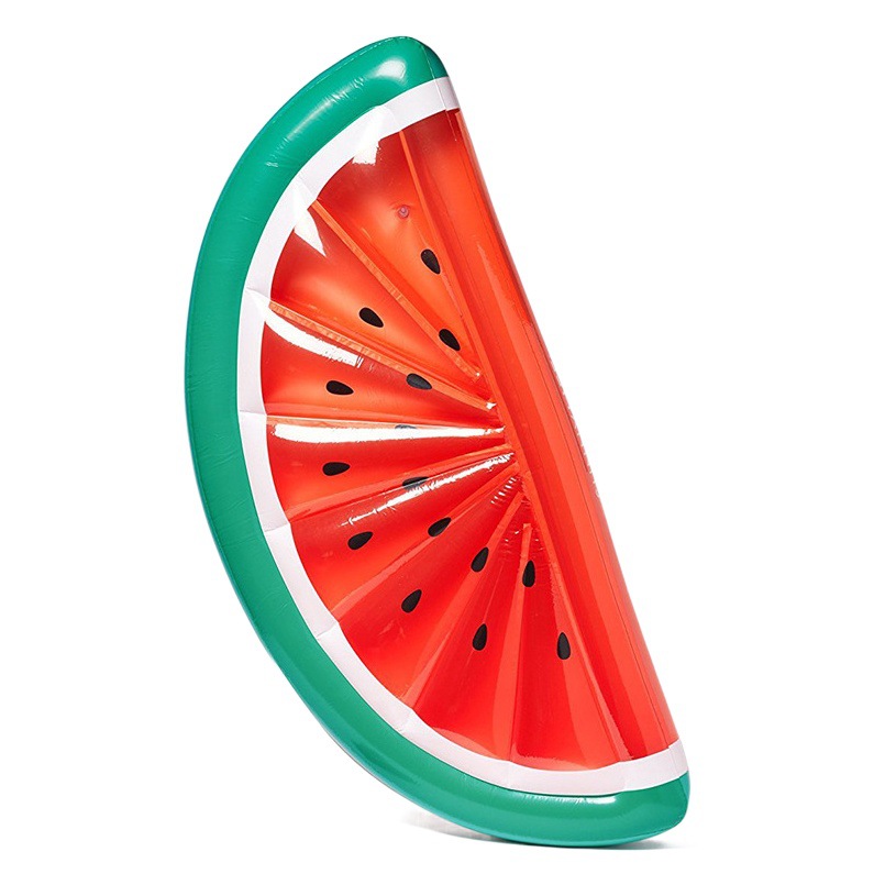 New Inflatable Watermelon Floating Row Adult Water Seat Water Play Toy Photo Pineapple Large Swimming Ring Floating Bed Chair