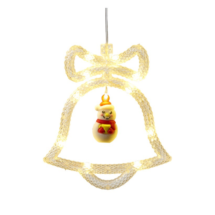 Cross-border Christmas leather line suction plate lamp decoration beautification Christmas scene layout decoration Christmas light window layout