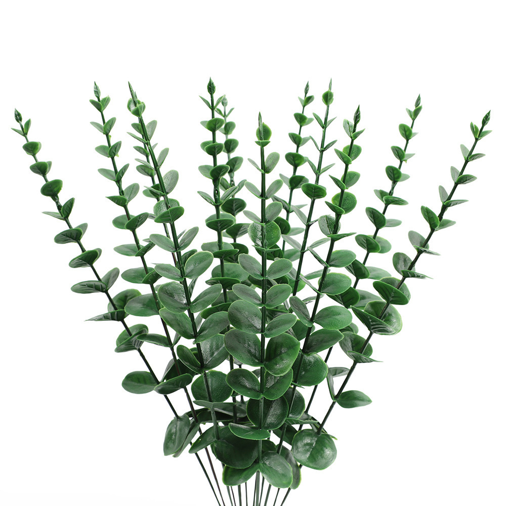 Picture of Cross-Border Simulated Green Plants Eucalyptus Leaves Amazon Simulated Plants Wholesale Eucalyptus Leaves Ins Decoration Home Wedding