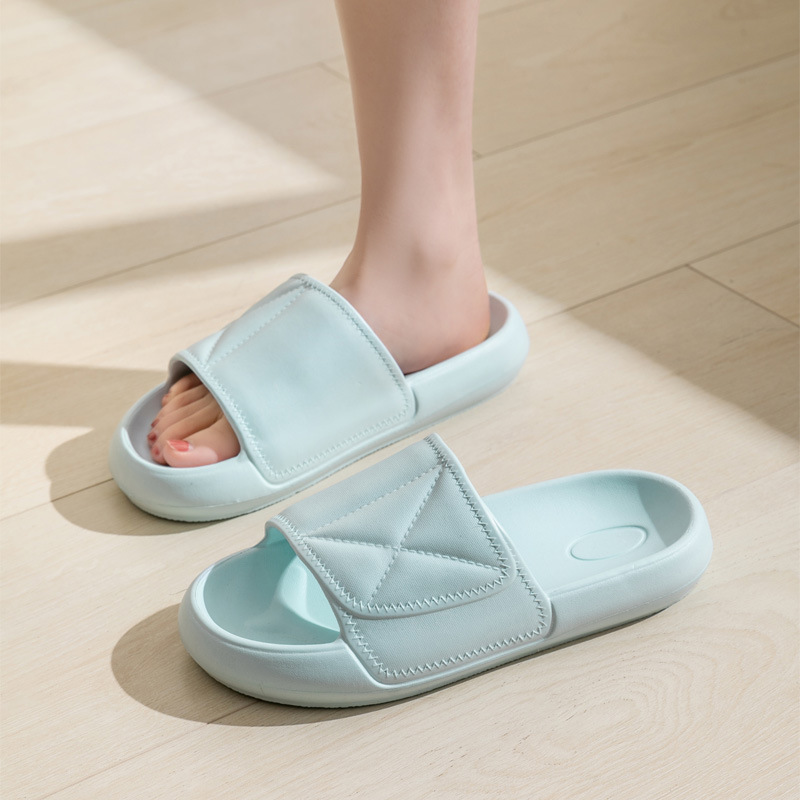 Summer couple sandals and slippers eva home bathroom bath non-slip thick bottom plus size slippers men's wholesale supply